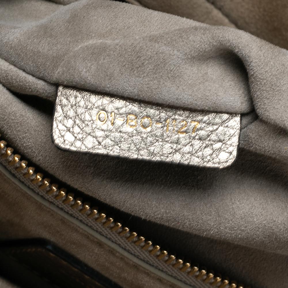 Dior Cannage Dorado Piel Lady Dior Tote Mediano 5