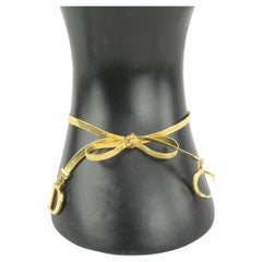 Dior Gold Herringbone Chain Bow Bracelet 1015d29