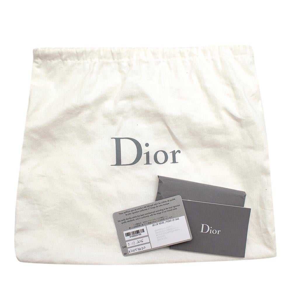 Dior Gold Leather Diorever Shoulder Bag For Sale 3