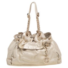 Borsa Le Trente in pelle dorata Dior