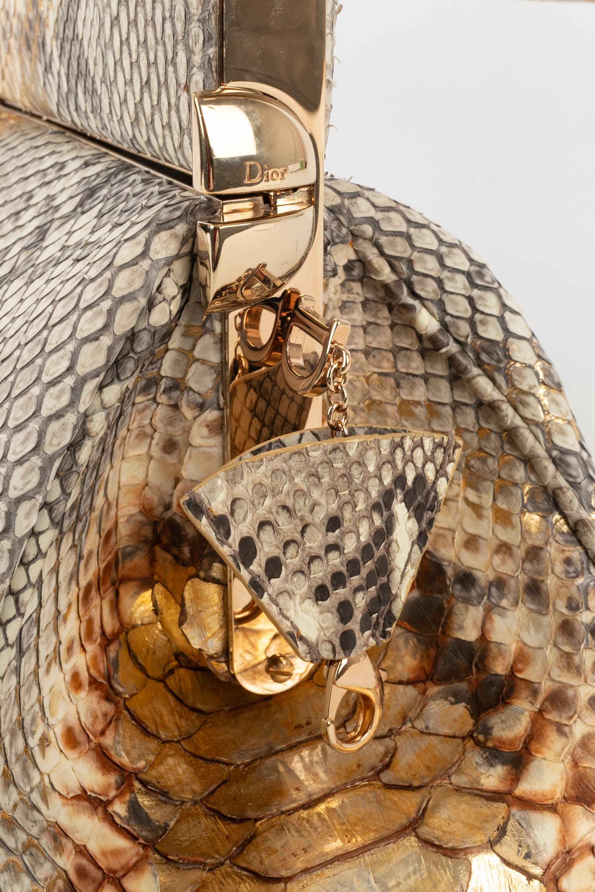 Dior Gold Lustre Python Babe Vanity Bag, 2008 1