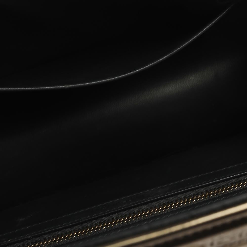 Dior Gold Microcannage Patent Leather Medium Diorama Shoulder Bag 5