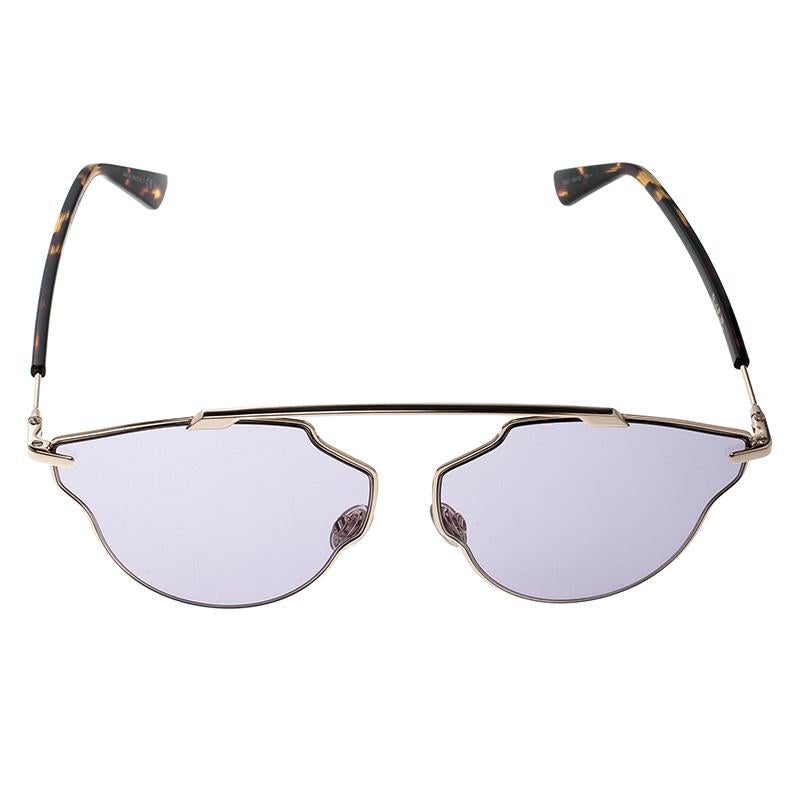 If statement pieces are your thing then this pair of sunglasses from the house of Dior is a thing your need to own! Smartly designed to mirror a just-off-the-ramp look, these sunnies mirror a classy appearance that adds a hint of stylish panache to