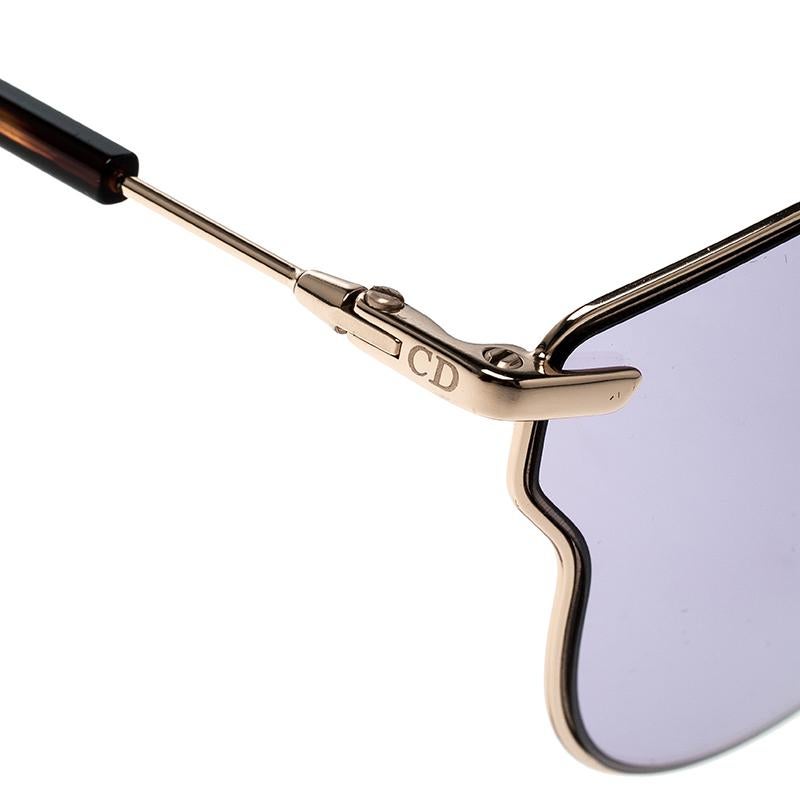 Dior Gold/Purple 06JU1 So Real Pop Round Sunglasses 2