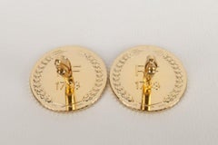 Dior Golden Metal Cufflinks