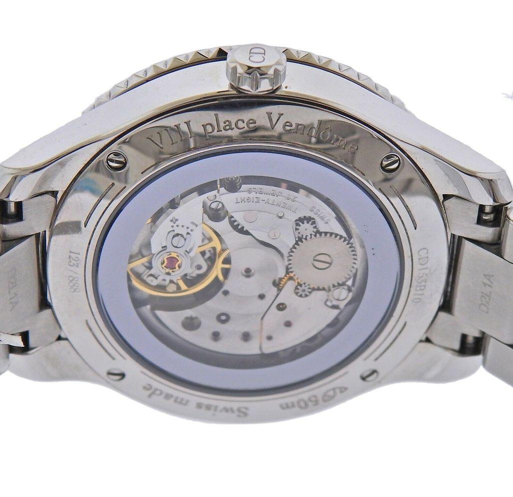 Dior Grand Bal Plisse Soleil Mother of Pearl Diamond Watch CD153B10M002 In New Condition In Lambertville, NJ