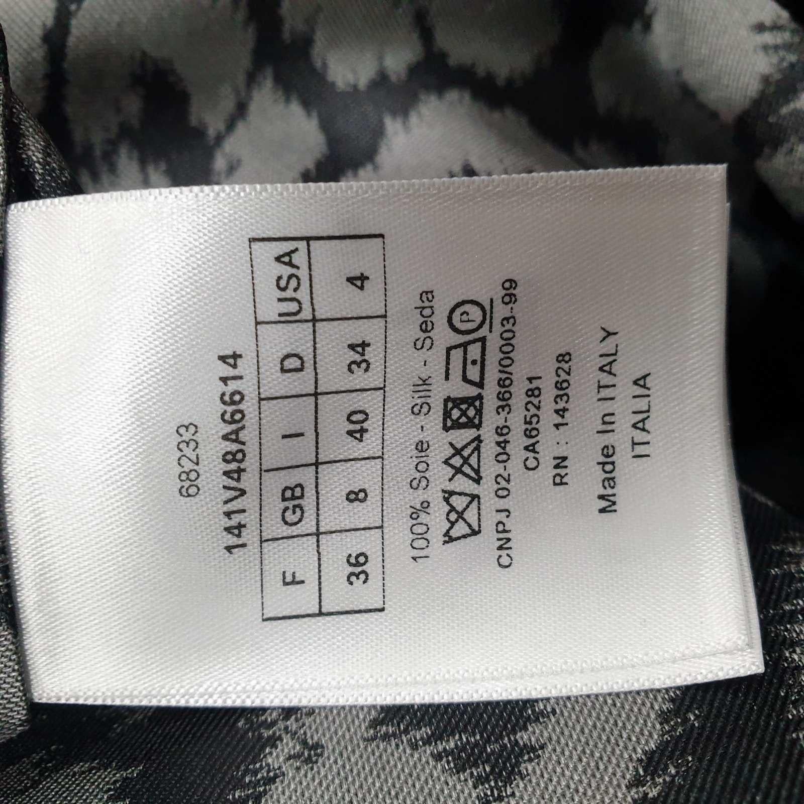 Costume pantalon gris imprimé léopard Dior  1