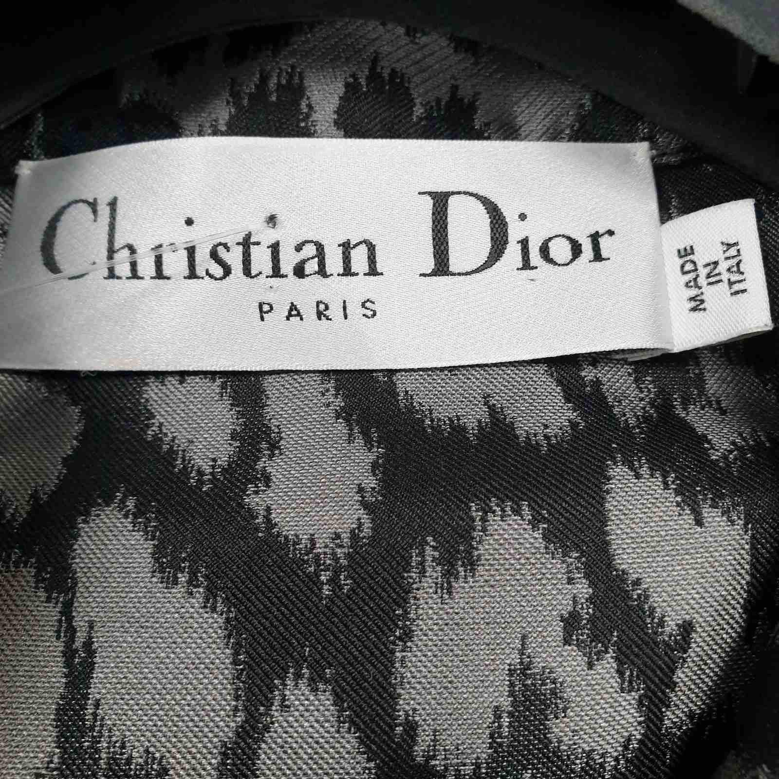 Costume pantalon gris imprimé léopard Dior  2