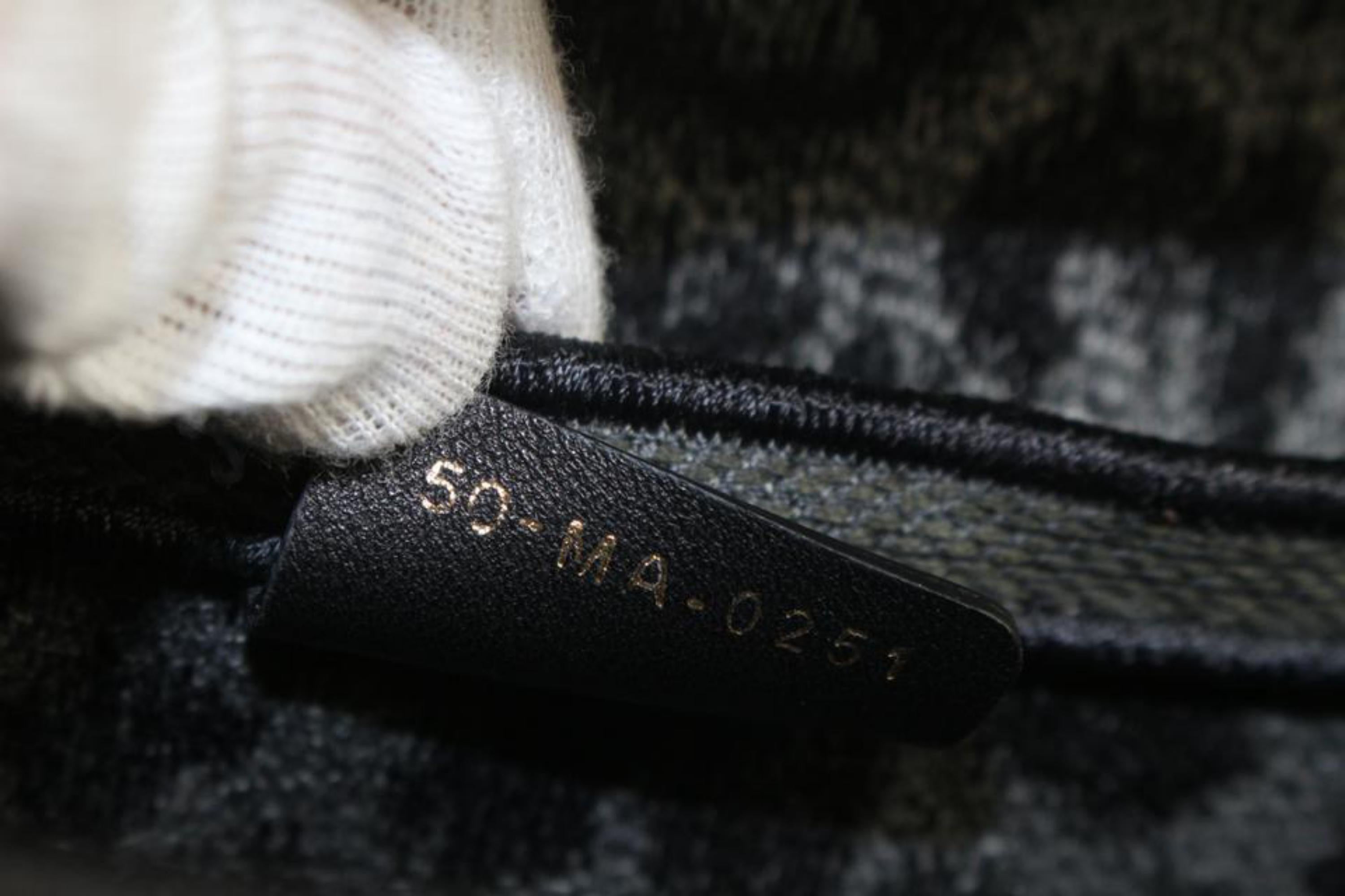 Dior Gray Mizza Embroidery Leopard Saddle Bag 96d729s 4
