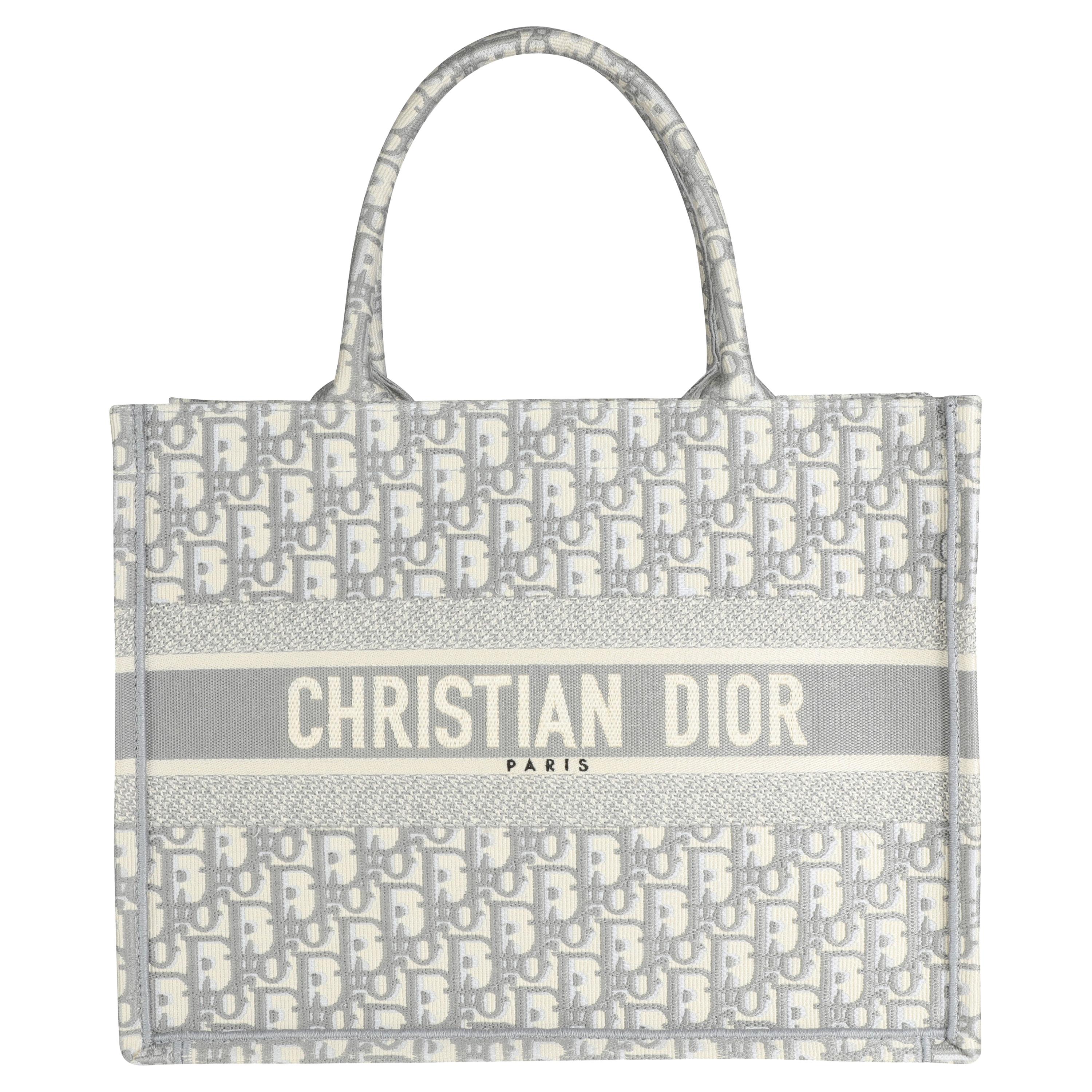 Christian Dior Book Small Tote Bag Navy - Allu USA