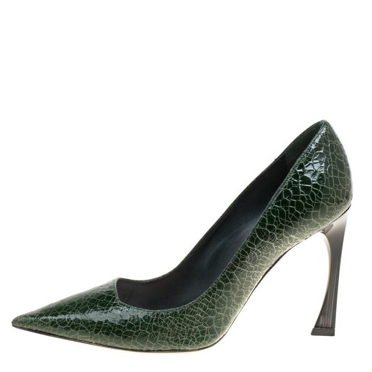 dior shoes green