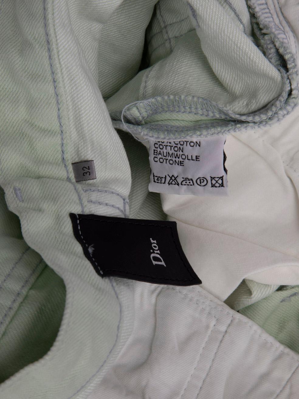 Donna Jeans Dior Greene & Greene Greene Straight-Leg Taglia XL in vendita