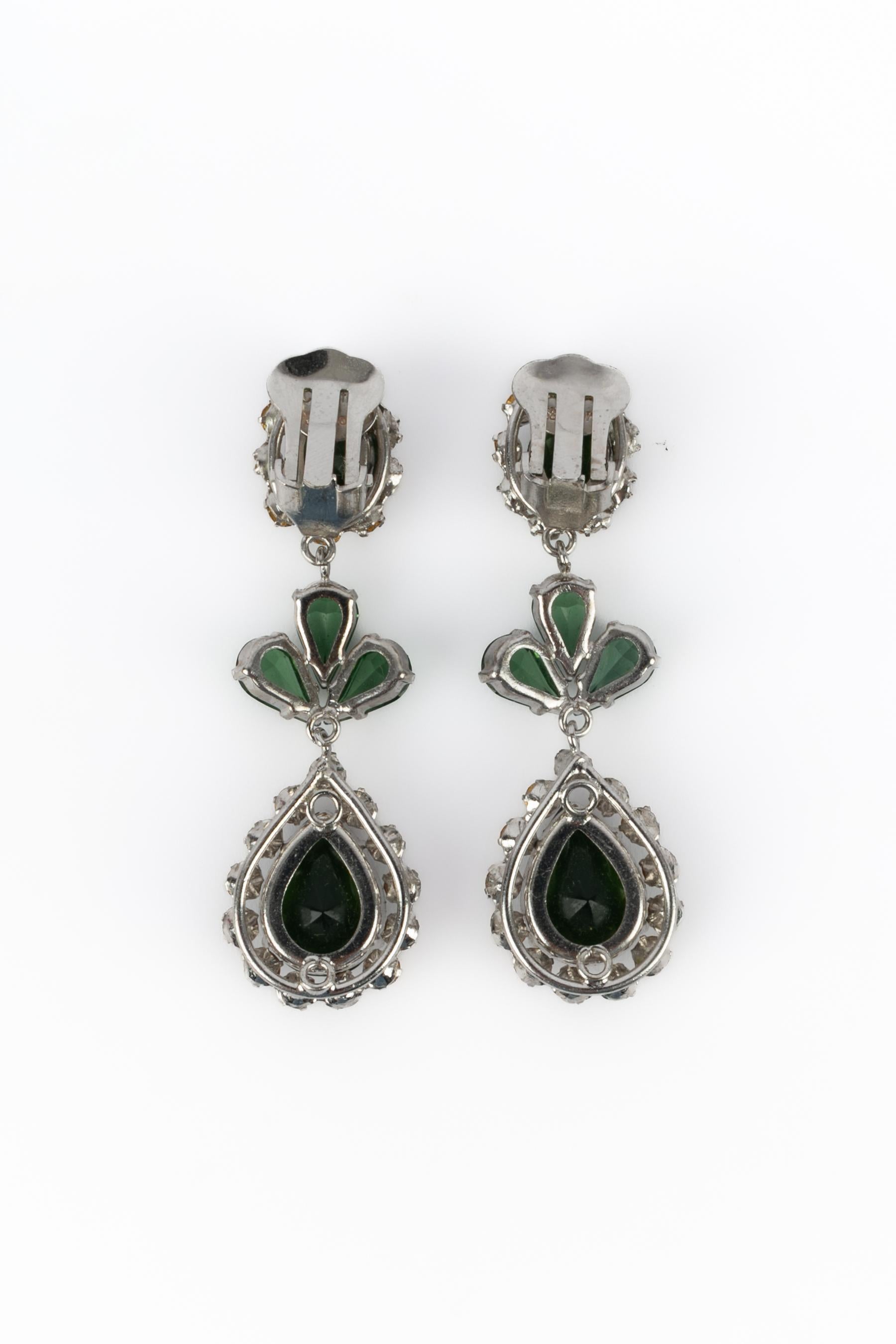da uomo o donna Orecchini verdi Dior 1958 in vendita