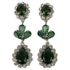Orecchini verdi Dior 1958