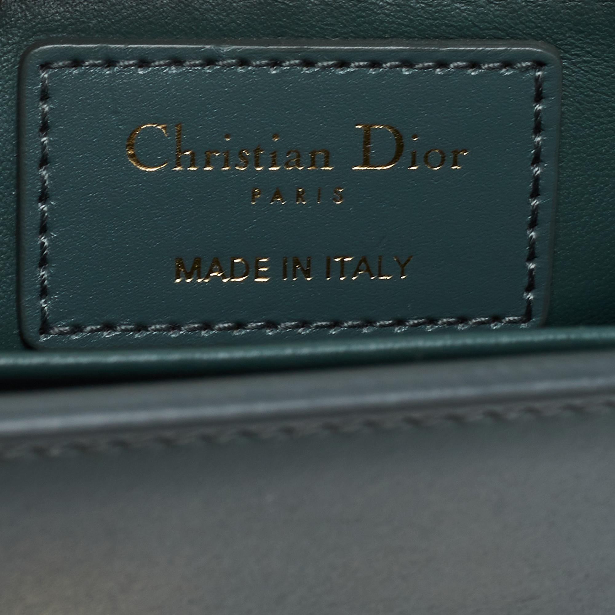 Dior Green Leather 30 Montaigne Shoulder Bag 5