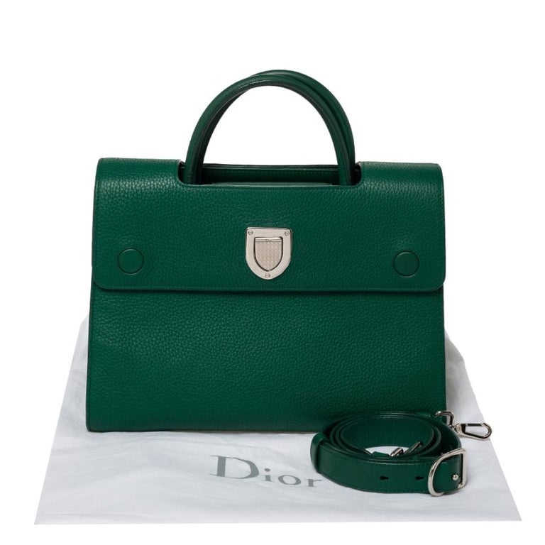 Dior Green Leather Medium Diorever Bag at 1stDibs | dior green handbag, dior  purse green, green dior bag