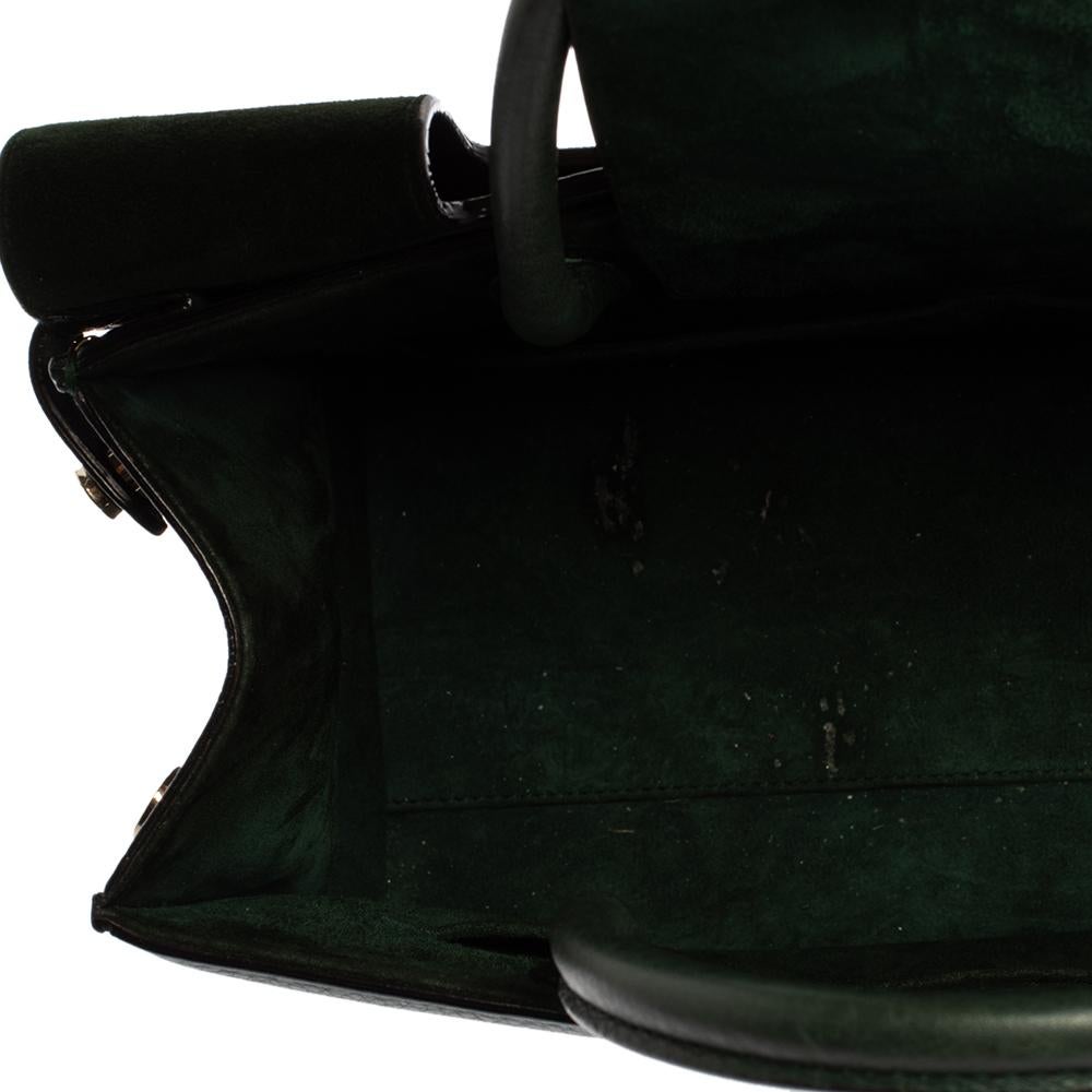 Dior Green Leather Medium Diorever Bag 1