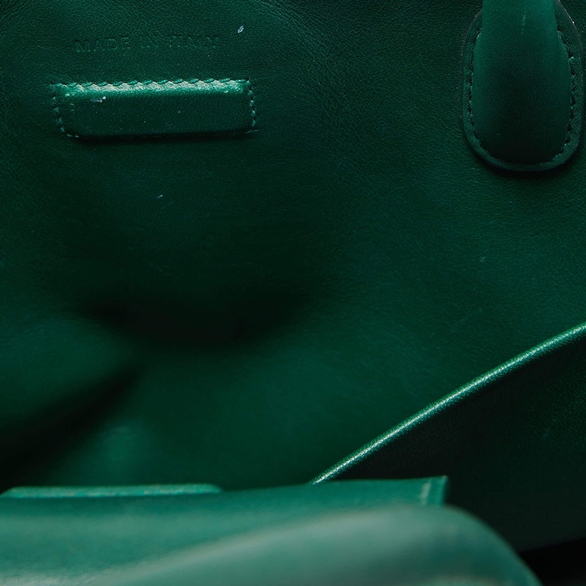 Dior Green Leather Medium Diorever Bag 5