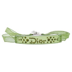 Dior green necklace