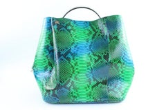 Dior Green Python Diorific Hobo 2way Bag 2DR613a