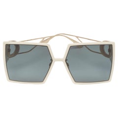 Dior Graue 30 Montaigne Quadratische Sonnenbrille