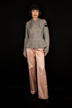Dior Grey and Pink Wool and Silk Set Spring, 2005