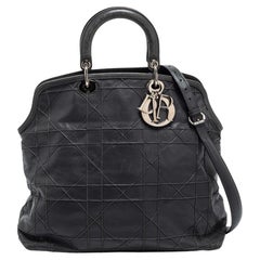 Dior Grey Cannage Leather Granville Tote