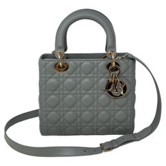 Sac Lady Dior gris moyen Dior 