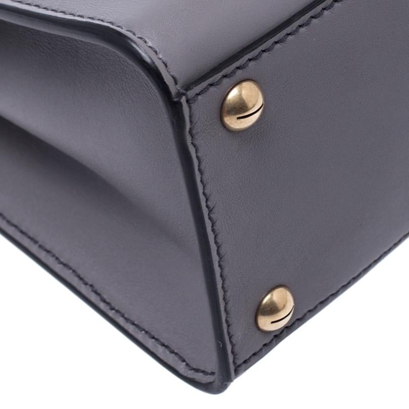 Dior Grey Leather Dior Addict Top Handle Bag For Sale at 1stDibs dior