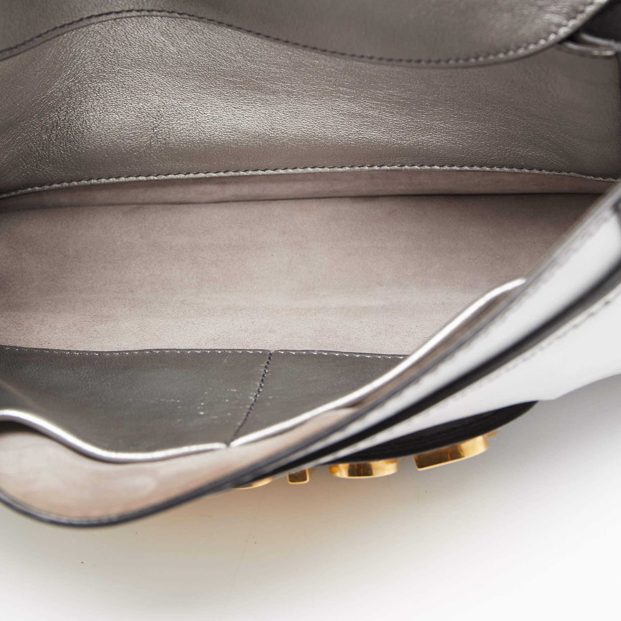 Dior Grey Leather J'adior Shoulder Bag 4