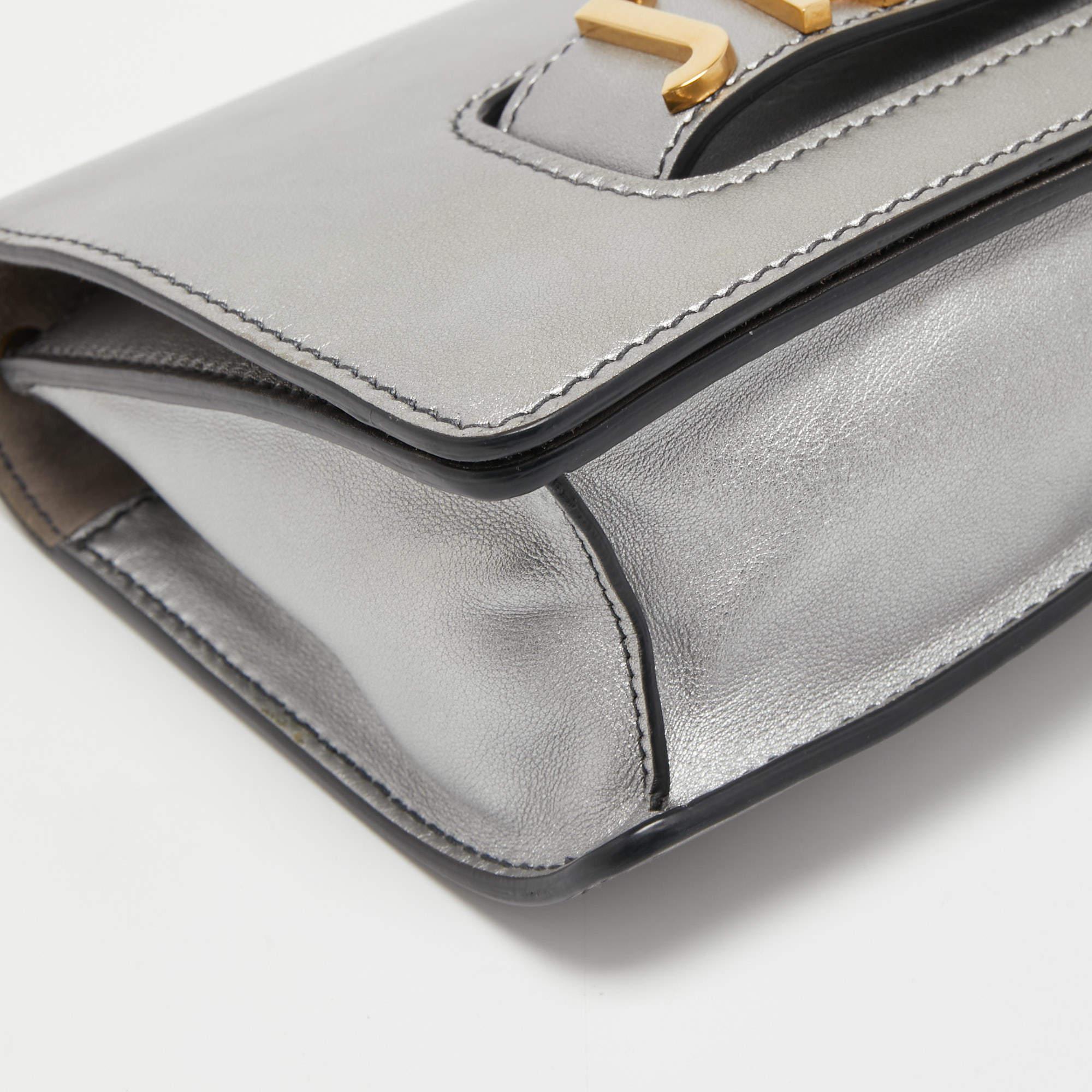 Women's Dior Grey Leather J'adior Shoulder Bag