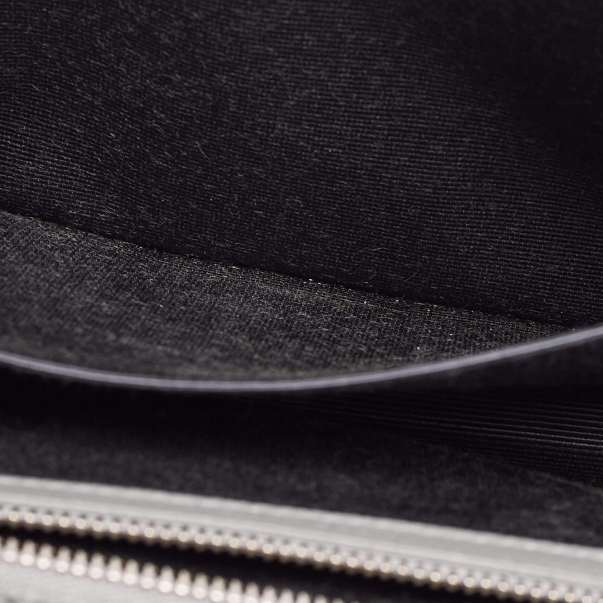 Dior Grey Leather Medium Diorama Flap Shoulder Bag 2