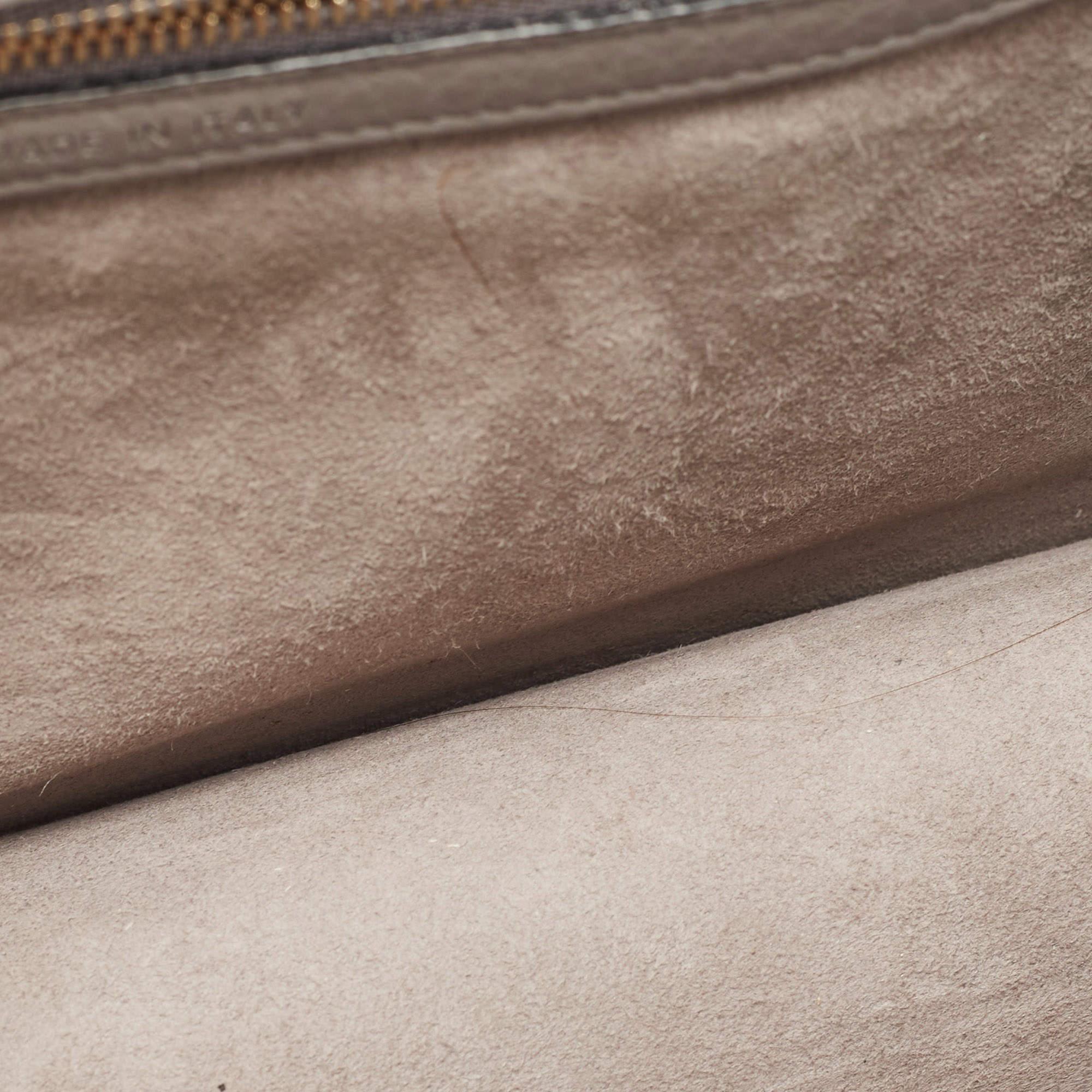 Dior Grey Leather Medium Diorama Shoulder Bag 7