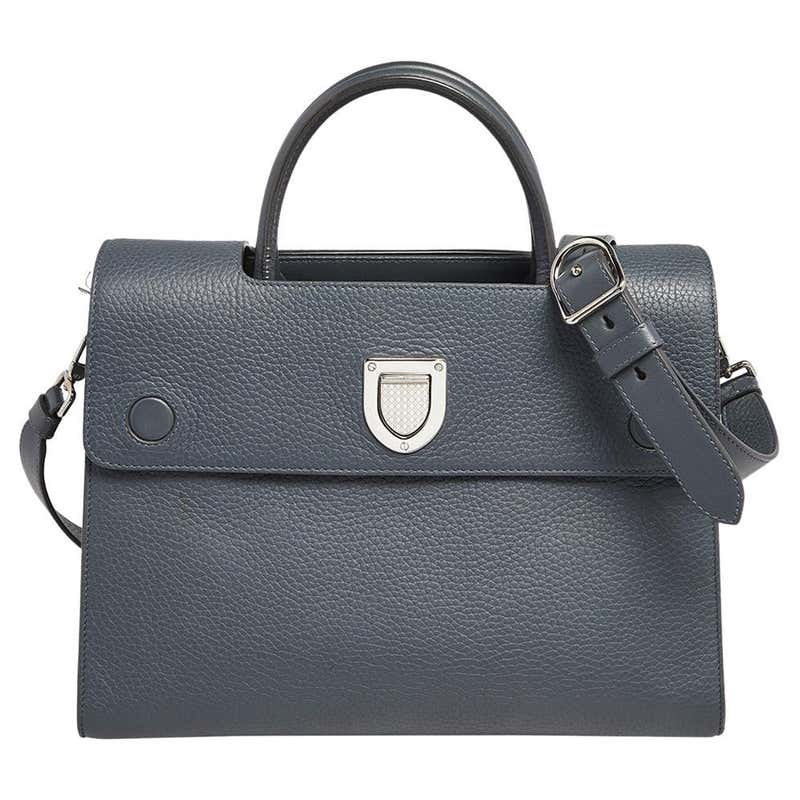 Dior Grey Leather Medium Diorever Tote For Sale at 1stDibs
