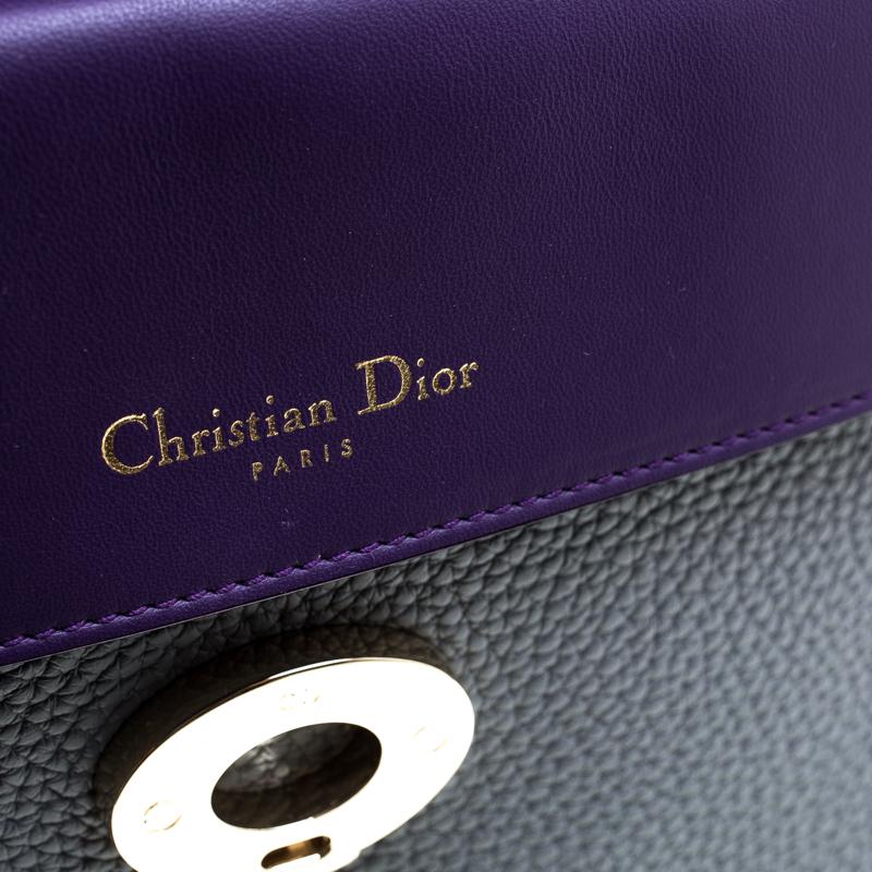 Dior Grey Leather Small Be Dior Shoulder Bag 2