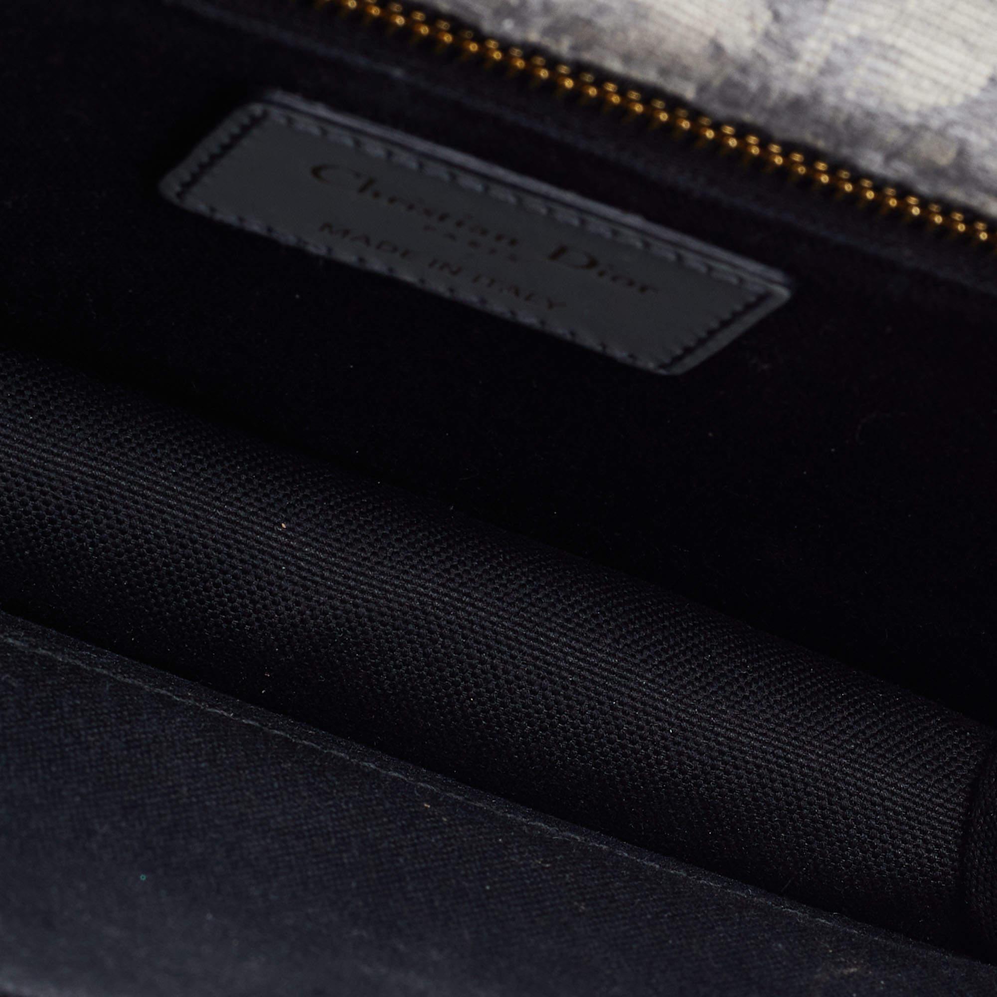 Dior Grey Oblique Canvas and Leather 30 Montaigne Shoulder Bag 1