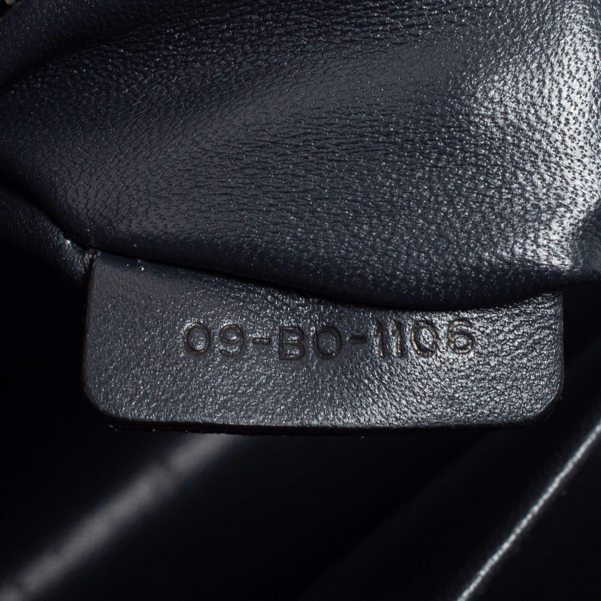 Dior Grey Patent Leather Medium Diorama Shoulder Bag 1