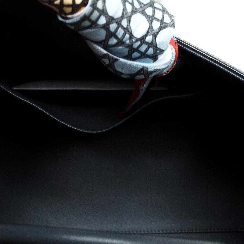 Dior Grey Pebbled Leather Medium Diorever Bag 1