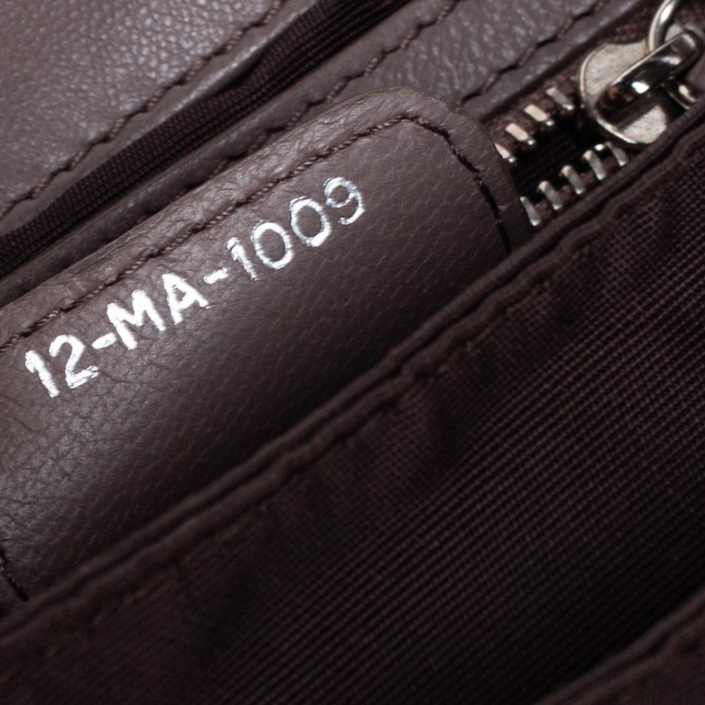 Women's Dior Grey Ruffle Leather New Lock Flap Bag