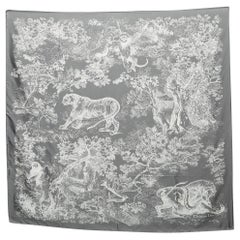 Dior Foulard Toile de Jouy gris
