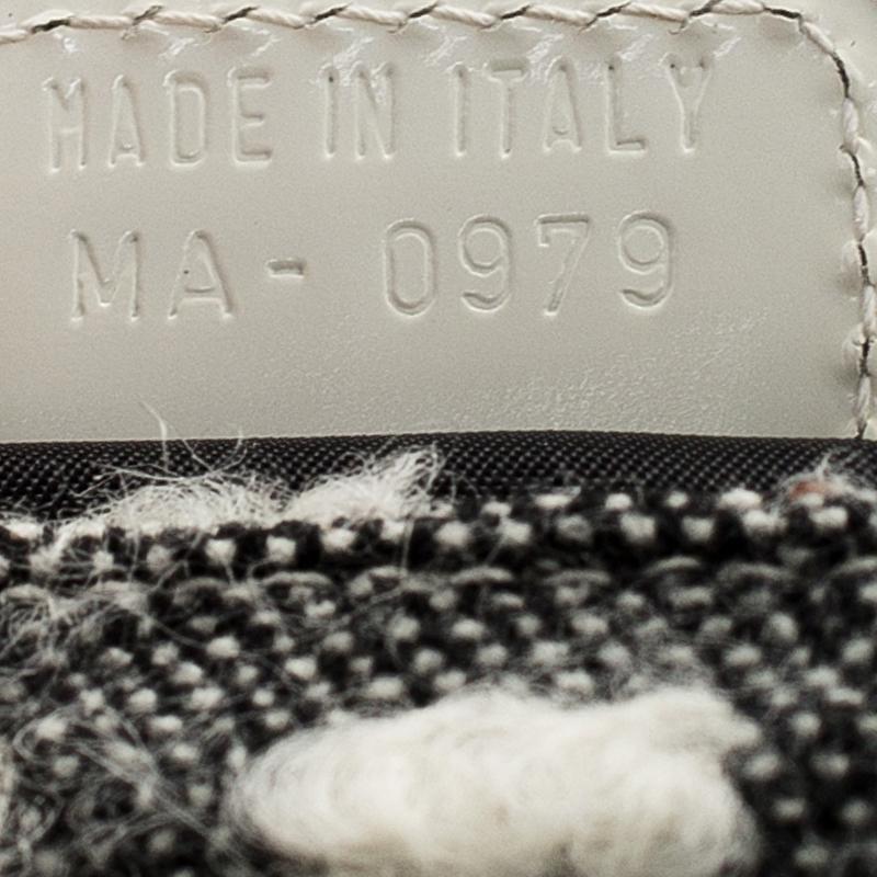 Dior Grey Tweed Limited Edition Beaded Malice Shoulder Bag 6