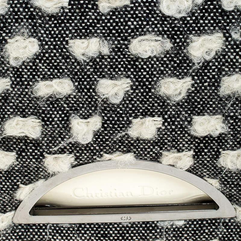 Dior - Sac à bandoulière en tweed gris perlé Malice, édition limitée Pour femmes en vente