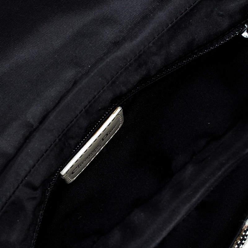 Dior Grey Tweed Limited Edition Beaded Malice Shoulder Bag For Sale 3