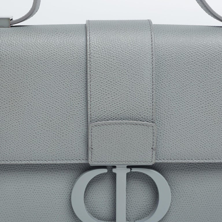 30 Montaigne Bag Gray Ultramatte Grained Calfskin - Bags - Women's Fashion, DIOR