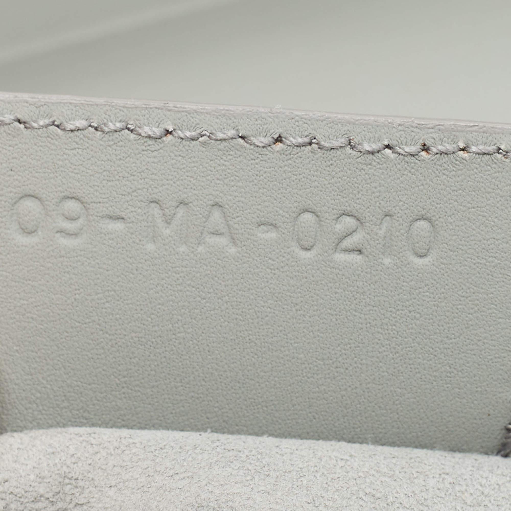 Dior Grey Ultramatte Leather Saddle Shoulder Bag 6