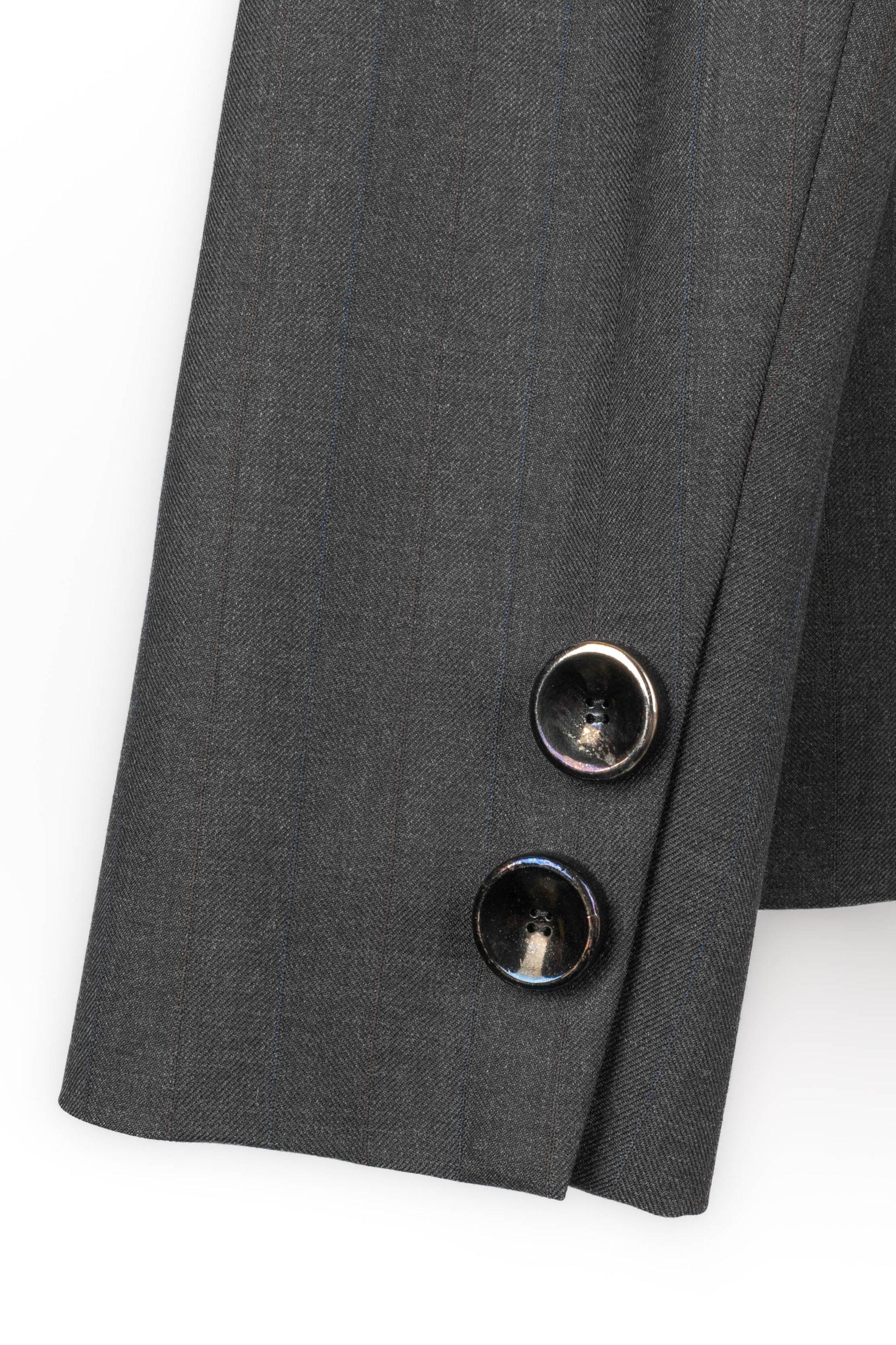 Dior Grey Wool Pant Suit For Sale 4
