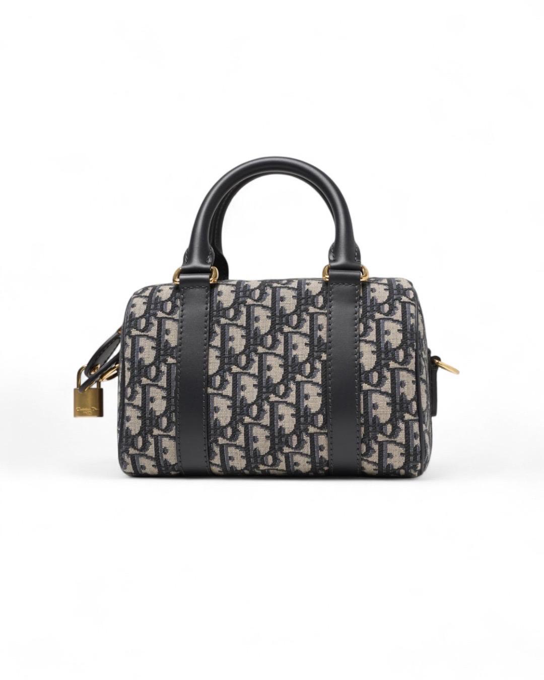 Dior Groove Small Jacquard Oblique Blu in vendita 1