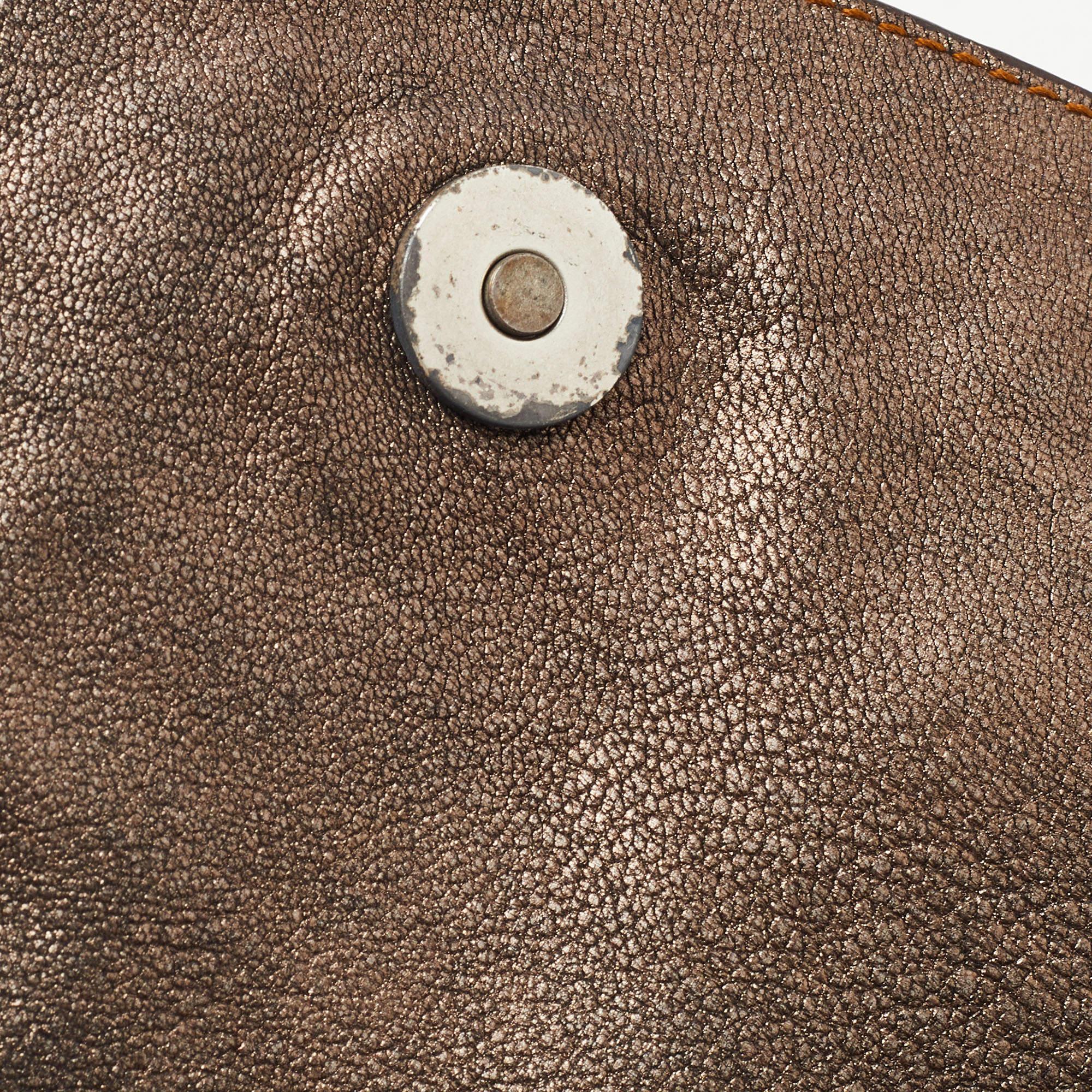Dior Gun Metal Leather Gaucho Saddle Shoulder Bag 9