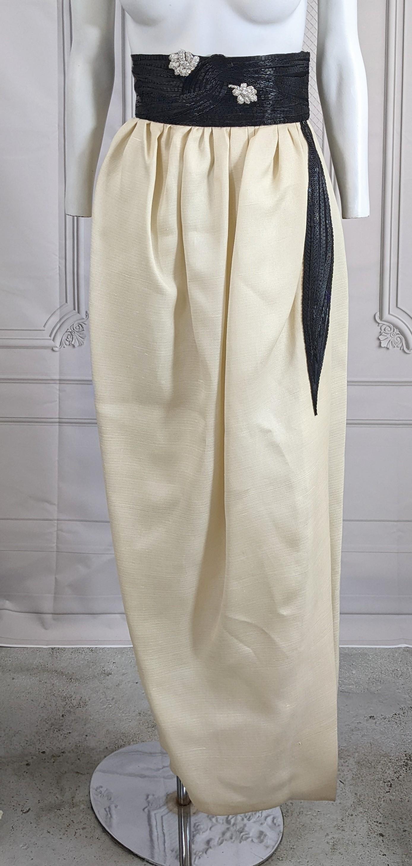 Dior Haute Couture Beaded Gazar Skirt 5
