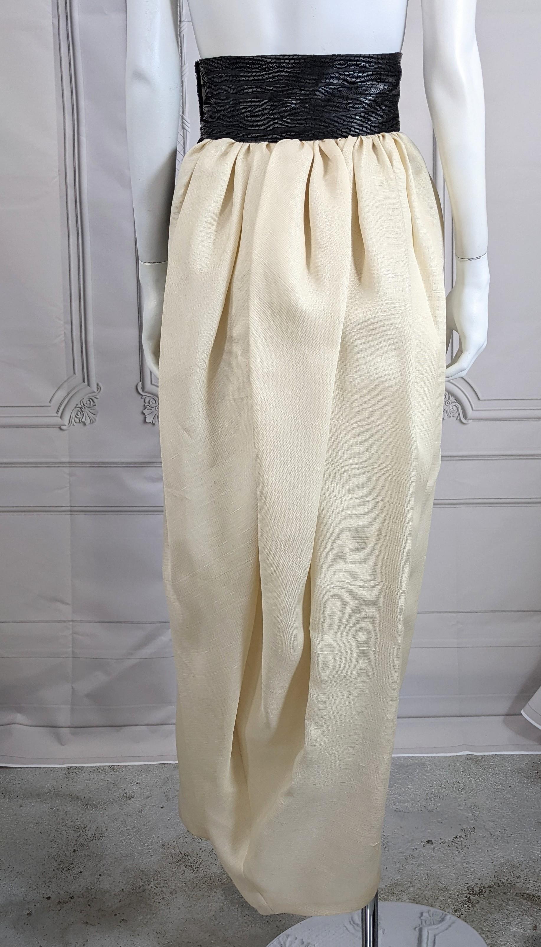 Women's Dior Haute Couture Beaded Gazar Skirt